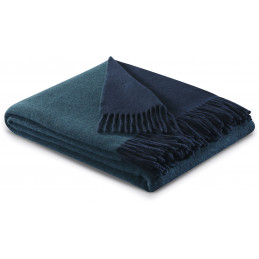 Плед Biederlack Dark Velvet türkis-marine