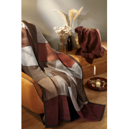 Плед Biederlack Wohndecke Blocking
