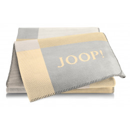 Плед JOOP! Mosaic Hellgelb-Silber