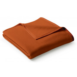 Плед Uno Cotton terracotta