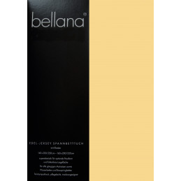 простынь трикотажная deLuxe цвет пшеница