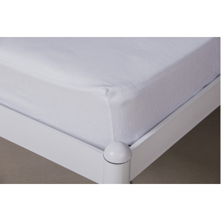 Sheet flannel Kaeppel color white