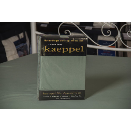 Sheet flannel Kaeppel color light gray