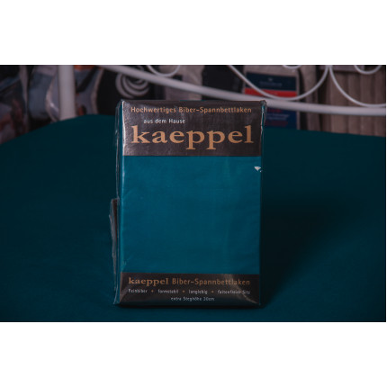 Sheet flannel Kaeppel color emerald