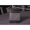 Sheet flannel Kaeppel color gray