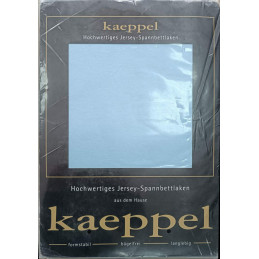 Простыня трикотажная Kaeppel цвет голубая