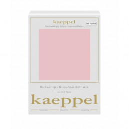 Простирадло трикотажне Kaeppel колір світло-рожевий