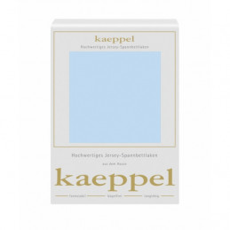 Простыня трикотажная Kaeppel цвет светло-голубой