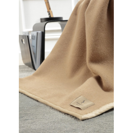 Плед Wohndecke cammello