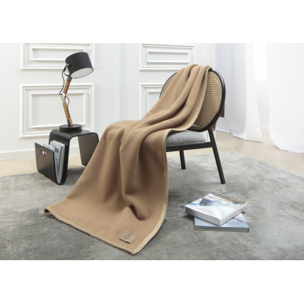 Плед Wohndecke cammello