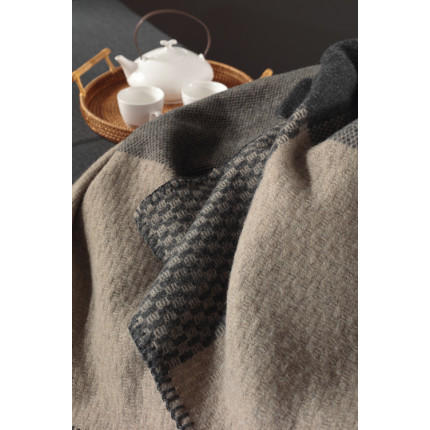 Плед Plaid Frame Mokka