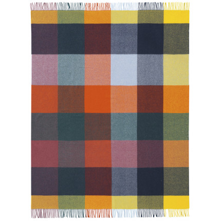 Plaid Vibrant Square