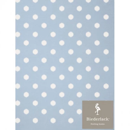 Плед Biederlack Lovely&Sweet Dots blue