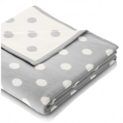 Плед Biederlack Lovely&Sweet Dots silver