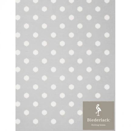 Плед Biederlack Lovely&Sweet Dots silver