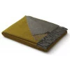 Плед Biederlack Dark Velvet ocker-grau