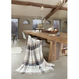 Плед Biederlack Check Wool