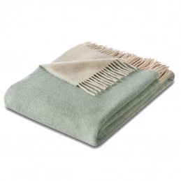 Плед Biederlack Plaid salvia-creme