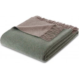 Плед Biederlack Plaid green-brown