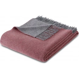 Плед Biederlack Plaid rouge-graphit