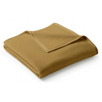 Плед Biederlack Uno Cotton сamel