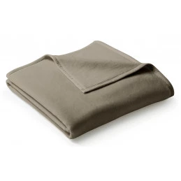 Плед Biederlack Uno Cotton haselnuss