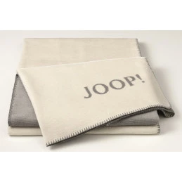 Плед JOOP! MELANGE-DF Natur-Silber