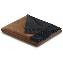 Плед Biederlack Plaid terra-graphit