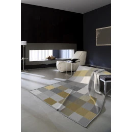 Плед Biederlack Cotton Home Check antique