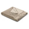 Плед Biederlack Plaid natur sand