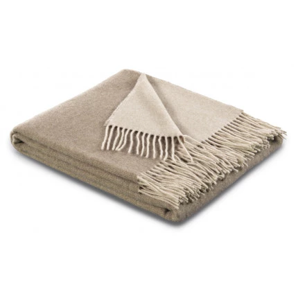 Плед Biederlack Plaid natur sand