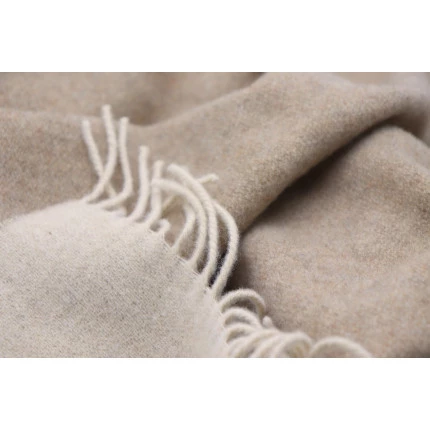 Плед Biederlack Plaid natur sand