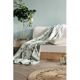 Плед Biederlack Wohndecke Eucalyptus natur 