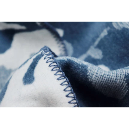Плед Biederlack Wohndecke Eucalyptus blue