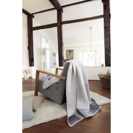 Плед Biederlack Wohndecke Timeless grey