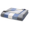 Плед Biederlack Wohndecke Interlocked blue