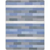 Плед Biederlack Wohndecke Interlocked blue