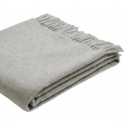 Плед Biederlack Britta Silver Wool
