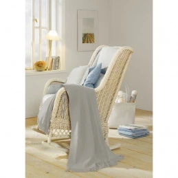 Плед Biederlack Britta Silver Wool