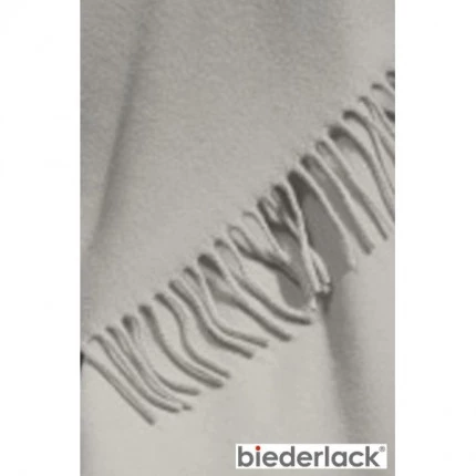 Плед Biederlack Britta Silver Wool