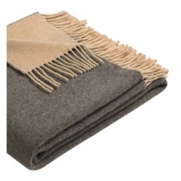 Cosy&Luxury anthrazit-camel / Cashmere-Plaid camel-anthrazit