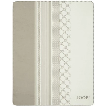 Плед JOOP! CF STRIPES Ecru-Feder