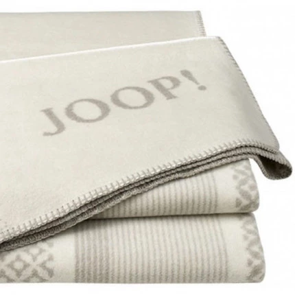 Плед JOOP! CF STRIPES Ecru-Feder
