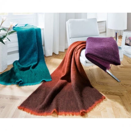 Mohair-Plaid Berry